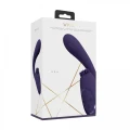 Gen - Rechargeable Triple Action G-Spot Vibrator with Pulse Wave  and Vibrating Bristles - Purple