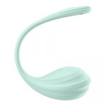 WIBRUJĄCE JAJECZKO Z APLIKACJĄ - SATISFYER Smooth Petal mint