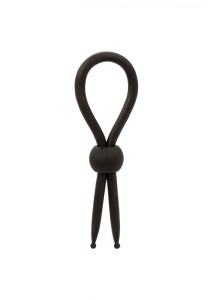 SILIKONOWE LASSO EREKCYJNE NA PENISA - CALEXOTICS Silicone Lasso Black