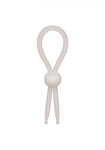 SILIKONOWE LASSO EREKCYJNE NA PENISA - CALEXOTICS Silicone Lasso White