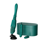 LUKSUSOWA SEX MASZYNA Z APLIKACJĄ - Zalo SESH Compact Sex Machine Turquoise Green