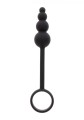 Anal Snake Plug & Penis Ring Black