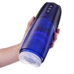 WIBRUJĄCY MASTURBATOR Z APLIKACJĄ - Magic Motion Xone Blue