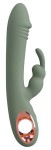 WIBRATOR KRÓLICZEK - YOU2TOYS Slim Rabbit Olive