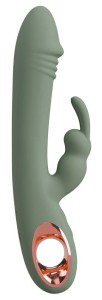 WIBRATOR KRÓLICZEK - YOU2TOYS Slim Rabbit Olive