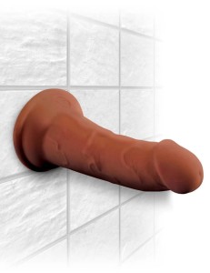 REALISTYCZNE DILDO Z PRZYSSAWKĄ - King Cock Plus 6" Triple Density Cock Brown