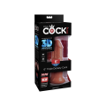 King Cock Dildo Plus 6" Triple Density Cock Brown