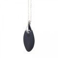 Vibrating necklace Liberty Leaf Black
