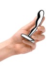 STALOWY KOREK ANALNY - B-VIBE STAINLESS STEEL PROSTATE PLUG
