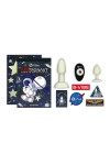 ZESTAW WIBRUJĄCYCH ŚWIECĄCYCH W CIEMNOŚCI KORKÓW ANALNYCH - B-VIBE ASSTRONAUT GLOW-IN-THE-DARK BUTT PLAY SET