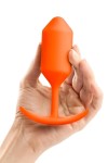 KOREK ANALNY - B-VIBE SNUG PLUG 3 ORANGE