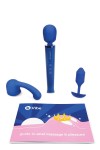 10-CZĘŚCIOWY ZESTAW ANALNY Z BEZPRZEWODOWYM MASAŻEREM LE WAND - B-VIBE ANAL MASSAGE AND EDUCATION SET