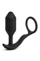 B-VIBE VIBRATING SNUG & TUG M BLACK