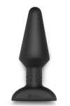 DUŻY WIBRUJĄCY KOREK ANALNY Z PILOTEM - B-VIBE RIMMING PLUG XL BLACK