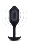 WIBRUJĄCY KOREK ANALNY - B-VIBE VIBRATING SNUG PLUG 4 BLACK