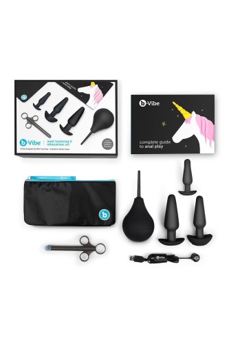 B-VIBE ANAL EDUCATION SET BLACK