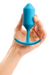 KOREK ANALNY - B-VIBE SNUG PLUG 3 BLUE