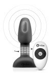WIBRUJĄCY KOREK ANALNY Z PILOTEM - B-VIBE RIMMING PETITE BLACK