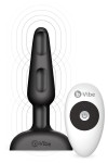 WIBRUJĄCY KOREK ANALNY Z PILOTEM - B-VIBE TRIO PLUG BLACK