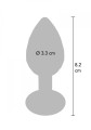 NS Novelties korek analny z kryształem Disco Diamond Plug Medium