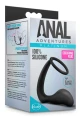 ANAL ADVENTURES PLATINUM COCK RING PLUG BLACK