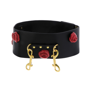 Taboom pas do kajdanek Wild Roses Bondage Belt L/XL