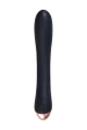 Unrealistic vibrator WANAME D-SPLASH STREAM, silicone, black, 21 cm