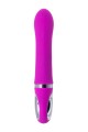JOS JOLY, Vibrator with clitoral stimulator with WOW mode, silicone, fuchsia, 19.6 cm