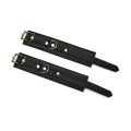 Liebe Seele kajdanki Black Organosilicon Wrist Cuffs