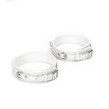 Liebe Seele kajdanki Fuji White Thigh Cuffs