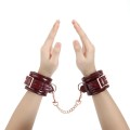 Liebe Seele kajdanki Wine Red Handcuffs