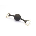 Liebe Seele Kinbaku Ukiyoe Bal Gag with Red Rosy Leather Straps