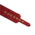 Liebe Seele Kinbaku Ukiyoe Red Rosy Lamb Leather Ankle Cuffs