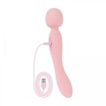 Good Vibes Only - Simi - Double Sided Wand Vibrator - Pink