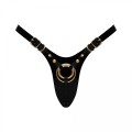 LEATHERETTE HARNESS FABULOUS - ONE SIZE - BLACK GLOSSY