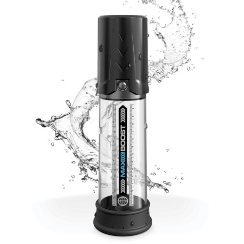 Pompka do penisa Max Boost - Black/Clear Pump Worx