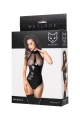 Wetlook body Marcia - black XL