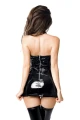 Wetlook dress Trisha - black XL