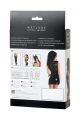 Wetlook black dress LULU - black XL