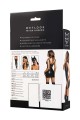 Glossy Rimma, dress, wetlook, black, XL
