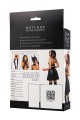 Glossy Marisa, dress, wetlook, black, XL