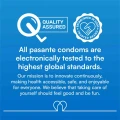 Pasante Ribbed/Passion Condoms  3 pcs