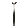 Rosy Gold - Collar with Flogger - Black