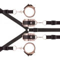 Rosy Gold - Under-Mattress Restraint Set - Black