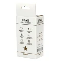 Star Collection - Purple Silicone Anal Plug S - Pink Stone