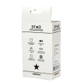 Star Collection - Pink Silicone Anal Plug M - Purple Stone