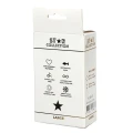 Star Collection - Pink Silicone Anal Plug L - Pink Stone