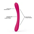 Dwustronny wibrator Boomerang Cerise LELO