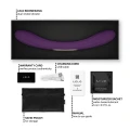 Dwustronny wibrator Boomerang Purple LELO