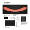 Dwustronny wibrator Boomerang Coral Red LELO